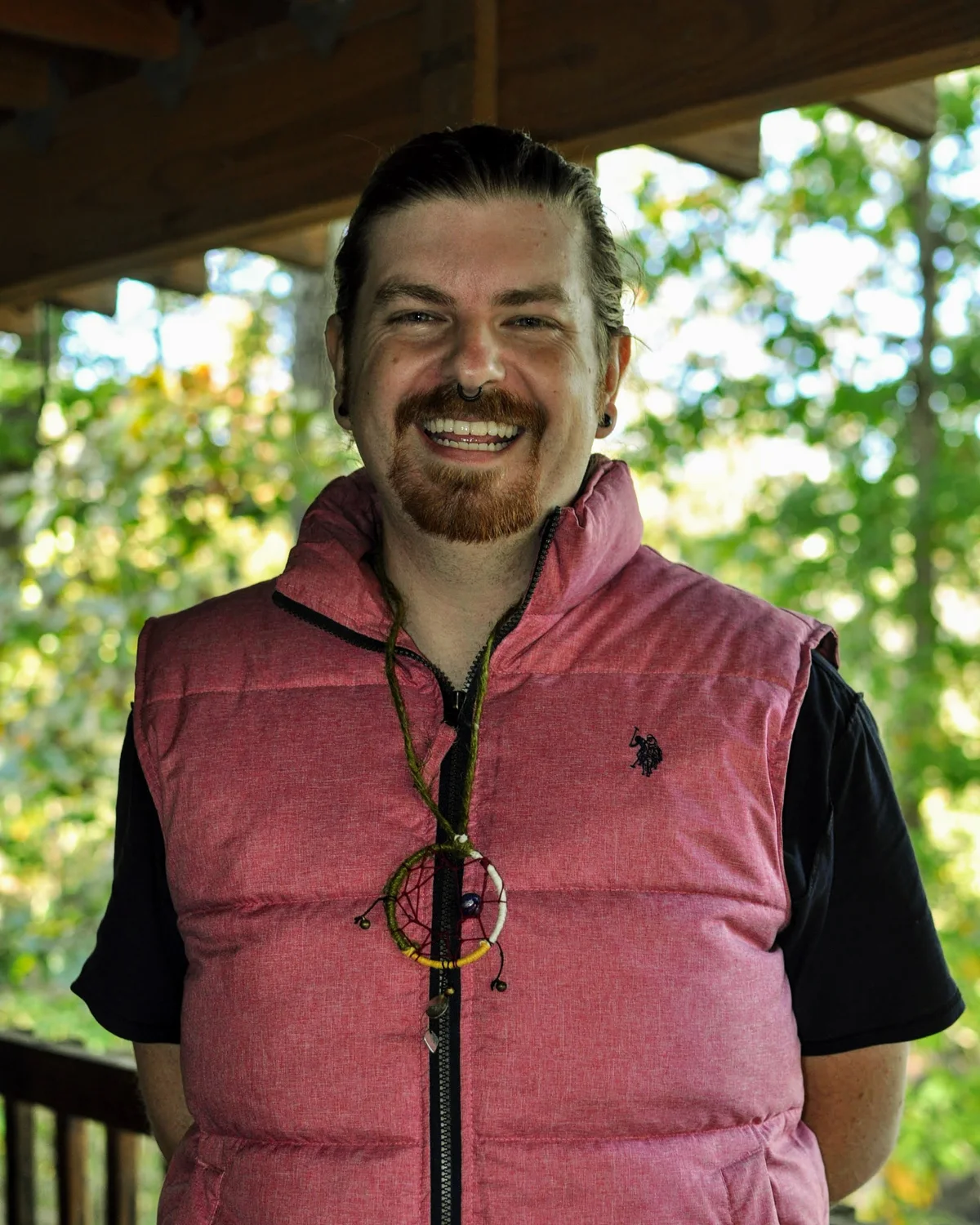 Xander Jobe smiling outdoors